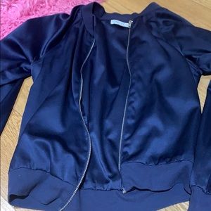 Blue Kids Bomber Jacket